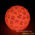 Bescon Glowing Polyhedral 100 Sides Dice , Luminous Glow in the Dark D100 Dice